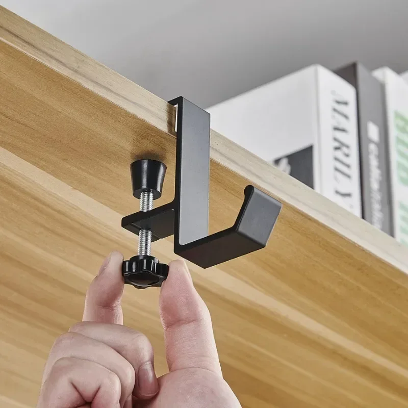 Pegboard Office Organizer - 1/2개 조절 가능한 책상 가장자리 걸이형