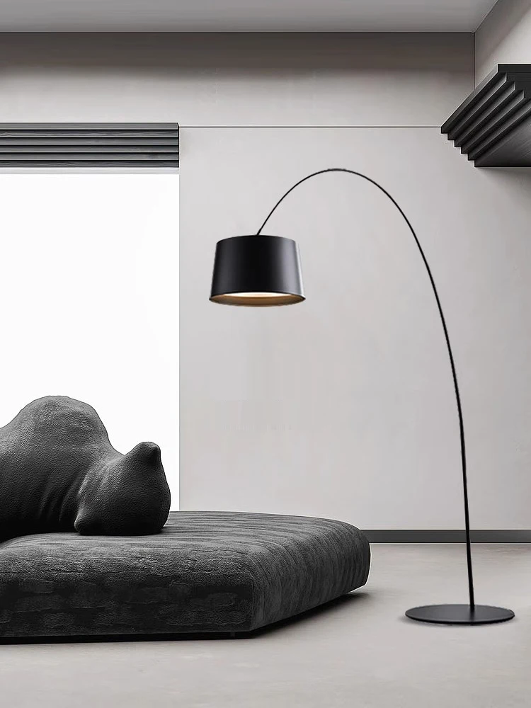 Floor Lamp Arched - 모던 미니멀리스트 수직 LED 플로어 램프,