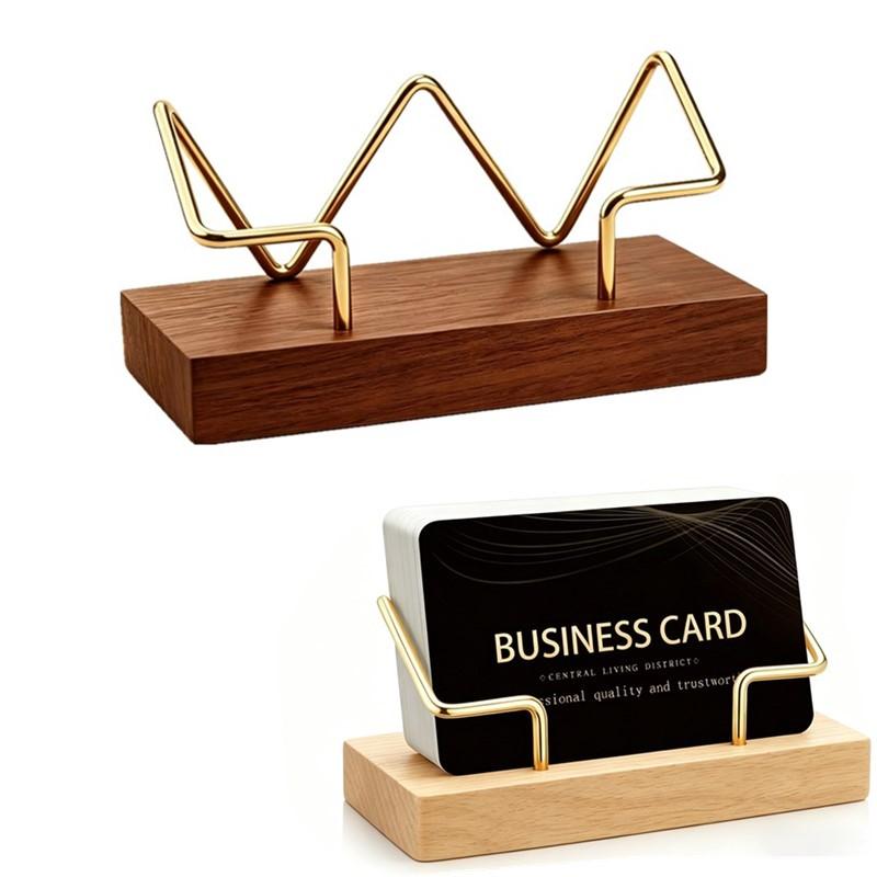 Pegboard Office Organizer - 【A8】나무 명함 홀더 정리함 사무실 책상