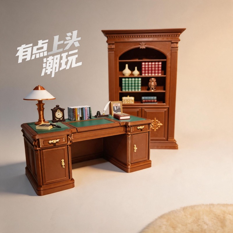 Office Furniture Usa - 오리지널 1/12 미니어처 빈티지 아메리칸 스타일