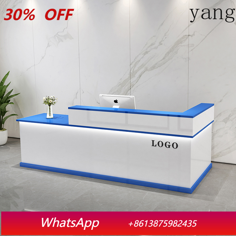 Office Furniture Usa - 고급 수납형 리셉션 데스크, 시니어 맞춤형