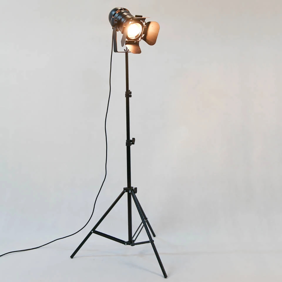산업용 바 크리에이티브 스튜디오 레트로 삼각대, 블랙  - Floor Lamp Arched 리뷰 및 가격