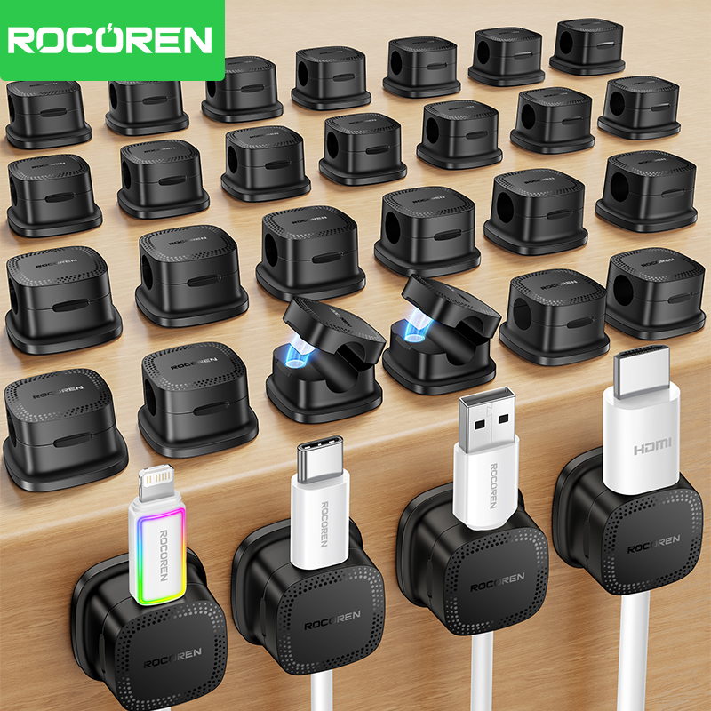 ROCOREN 30PCS 책상용 자기 케이블 정리 클립 - Pegboard Office Organizer 리뷰 및 가격