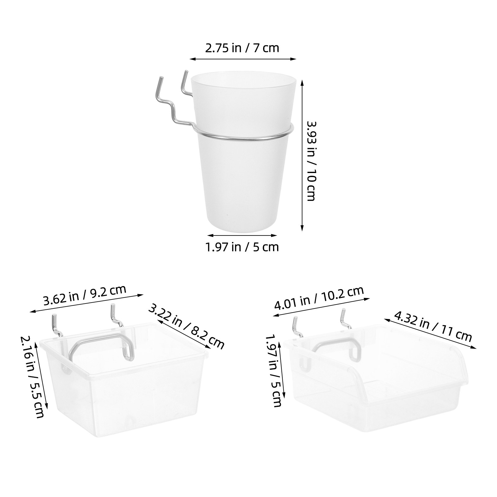 20개 페그보드 수납함 정리 키트 투명 다용도 수납함  - Pegboard Office Organizer 리뷰 및 가격