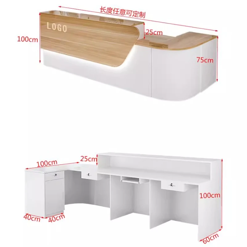 고급 수납형 리셉션 데스크, 시니어 맞춤형 뷰티 장식  - Office Furniture Usa 리뷰 및 가격
