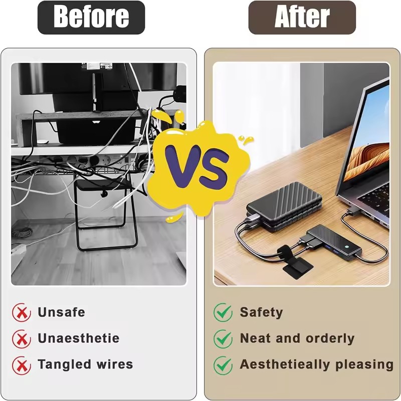 책상 아래 접착식 케이블 타이 와이어 홀더 코드 정리기 - Pegboard Office Organizer 리뷰 및 가격