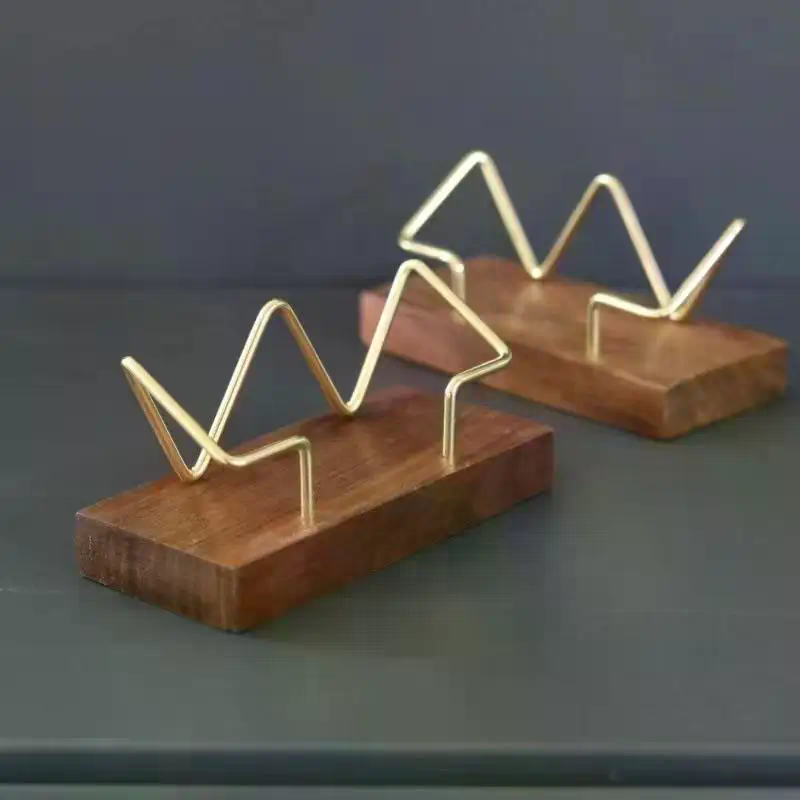 나무 명함 홀더 정리함 사무실 책상 디스플레이 스탠드  - Pegboard Office Organizer 리뷰 및 가격