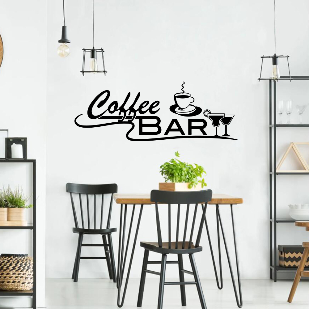 커피 바 상점 창 벽 스티커 데칼 주방 레스토랑 사무실 - Office Furniture Usa 리뷰 및 가격